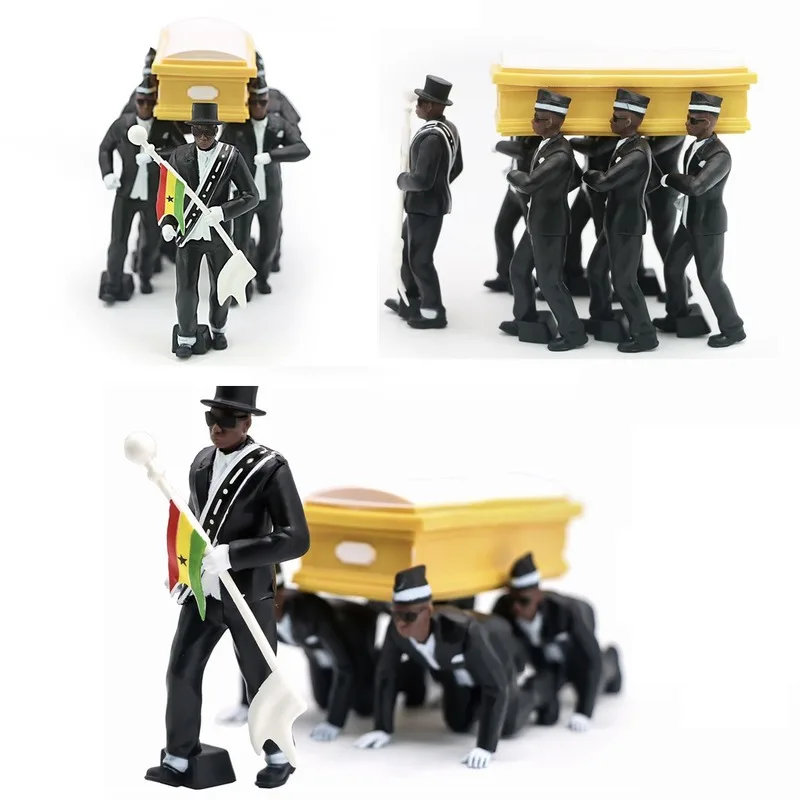 Гана Косплэй гроб танцующие фигурки фигурку на похороны команда Дисплей