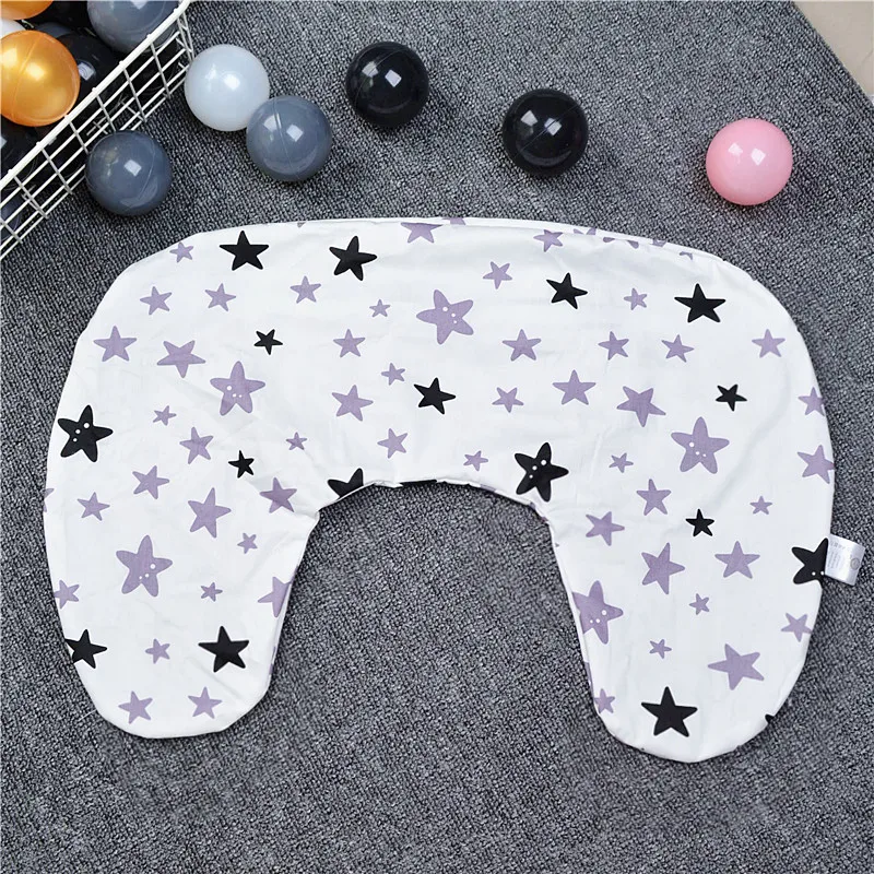 Star Pillow Cover Детские подушки для кормления, подушка для грудного вскармливания, u-образная подушка из хлопка для новорожденных, Подушка для кормления, детская кровать - Цвет: Star Pillow Cover