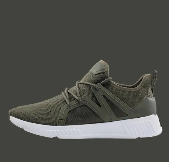 male Olive green 40 Originalxiaomi youpin 90 шт. сиамские кроссовки, мужская и женская спортивная обувь, окруженная ТПУ и высококачественной кожей Smart - Цвет: male Olive green 40