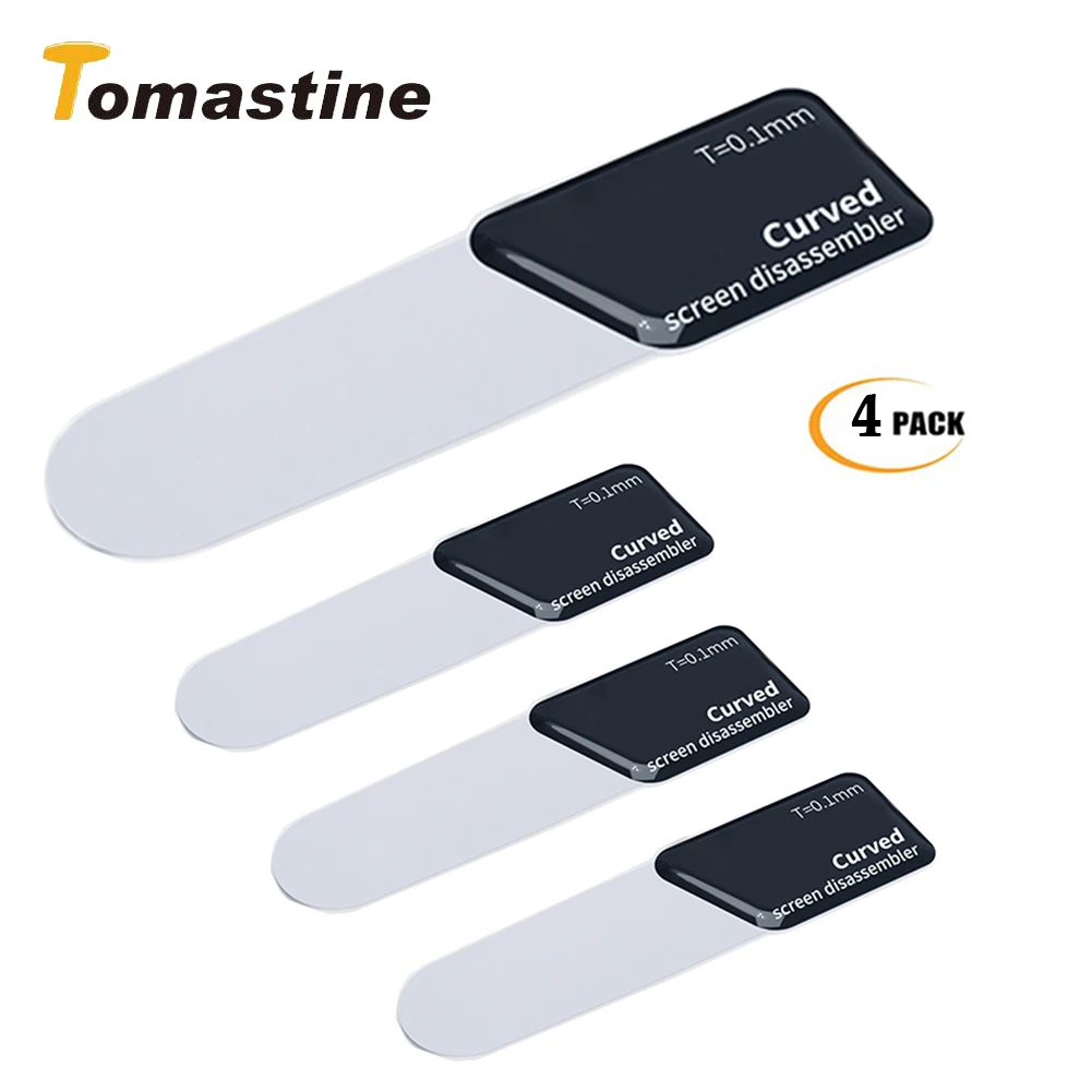

Mobile Phone Curved LCD Screen Spudger Opening Pry Card Tools Ultra Thin Flexible Mobile Phone Disassemble Steel Metal