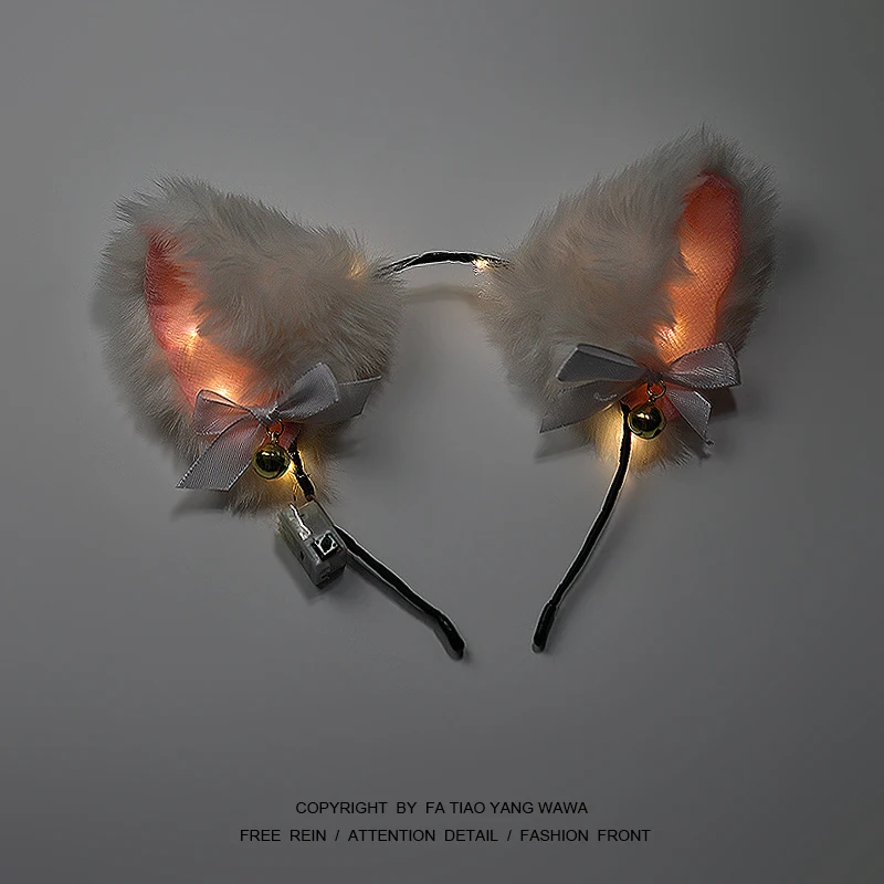 

Can shine! Cat ear bell band