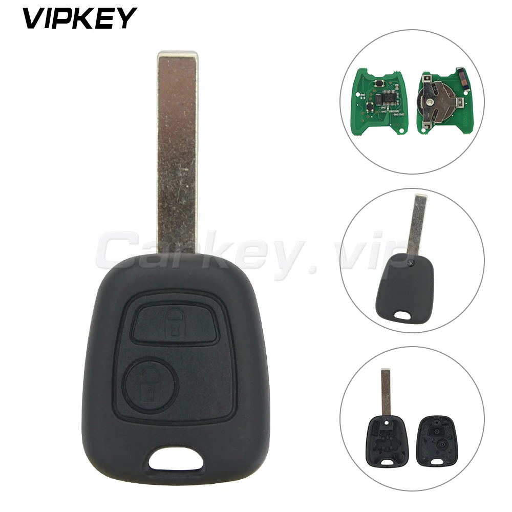 Пульт дистанционного управления с 2 кнопками и чипом ID46 внутри 434 МГц HU83 Blade Uncut для