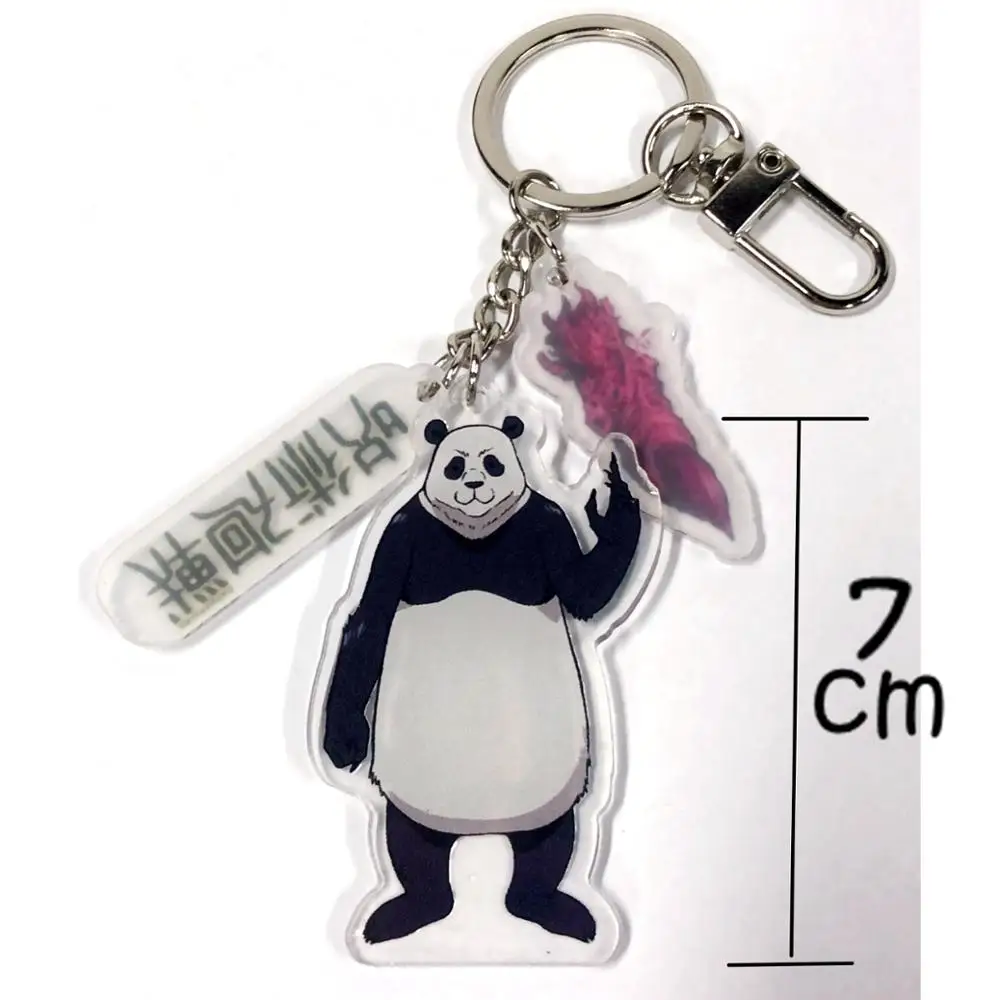 

Jujutsu Kaisen Yuji Itadori Acrylic Keyring Gift Gojo Satoru Fushiguro Megumi Hot Anime Keychains
