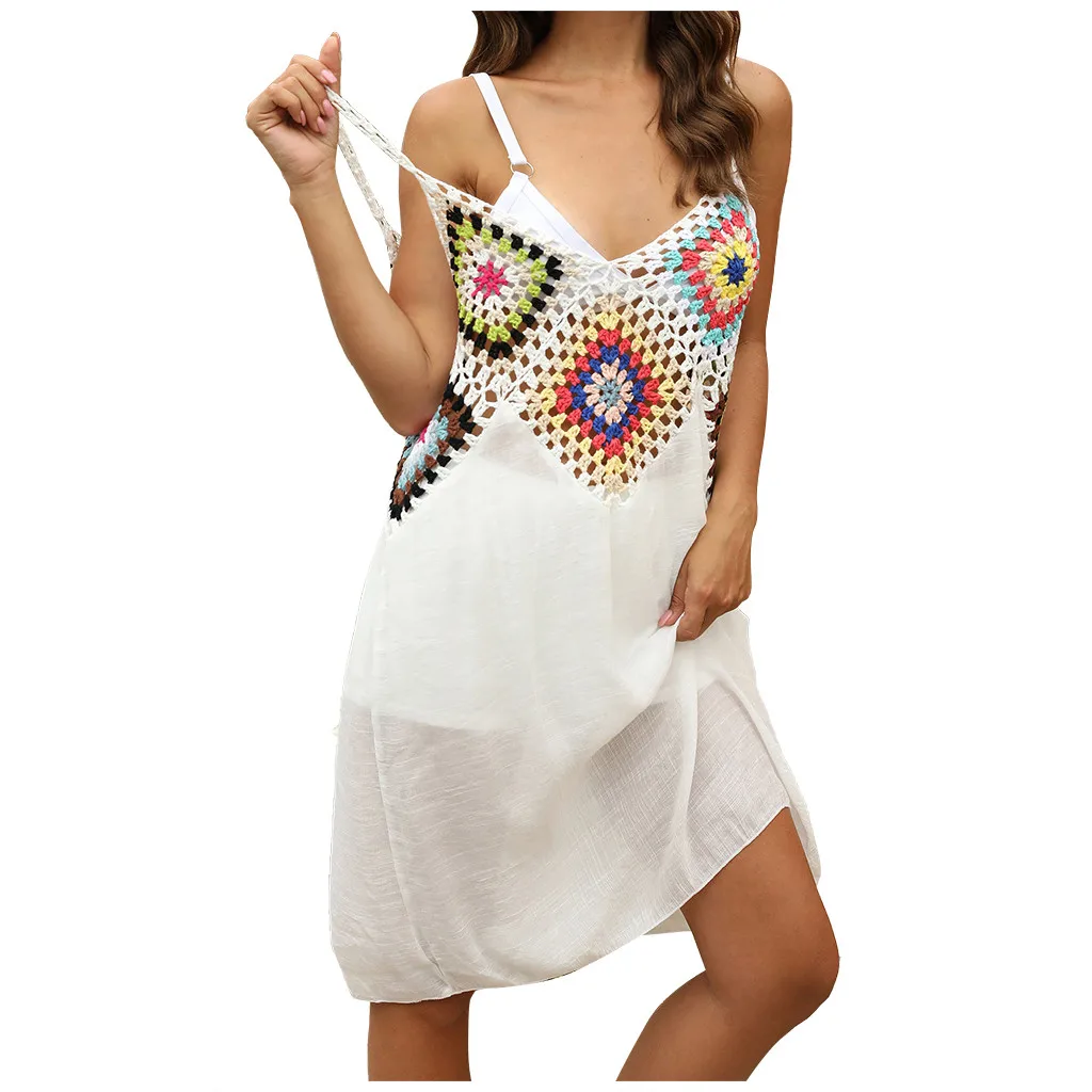 2020 женское сексуальное шифоновое бикини накидка Пляжное платье шарф парео