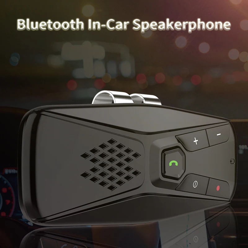 7 языков Автомобильный солнцезащитный козырек Bluetooth 5 0 приемник музыкальный