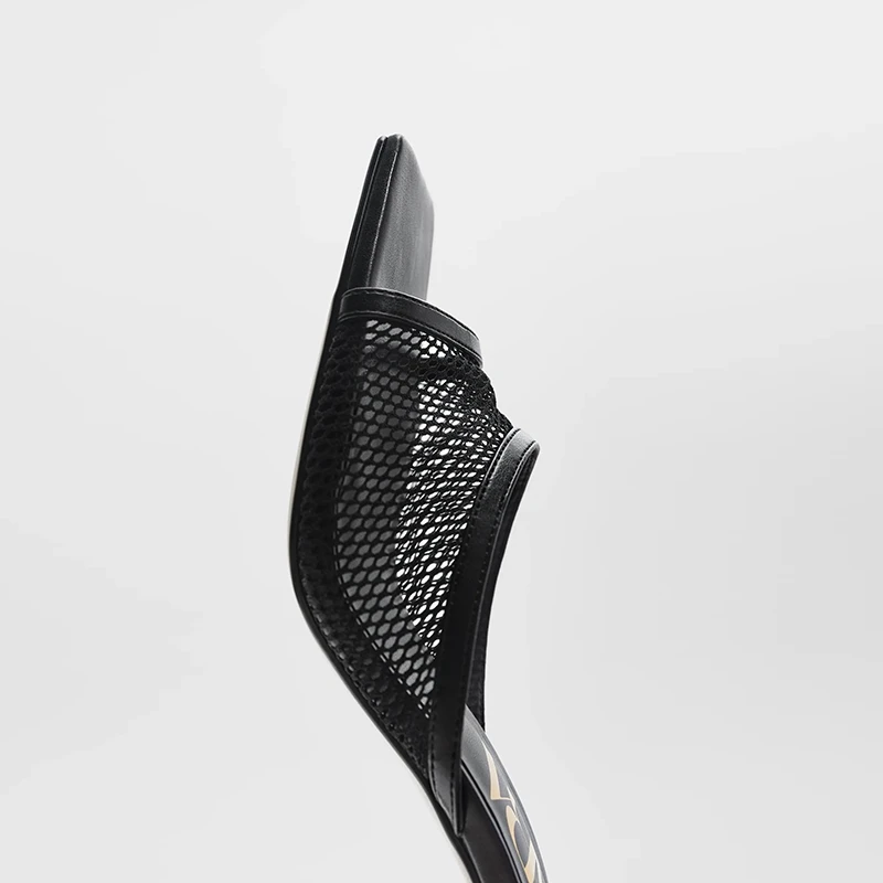 

Square Toe High-Heeled Shoes Lady Slippers Casual Rubber Flip Flops Slides Black Sandals Slipers Women Luxury Hawaiian Beige Thi