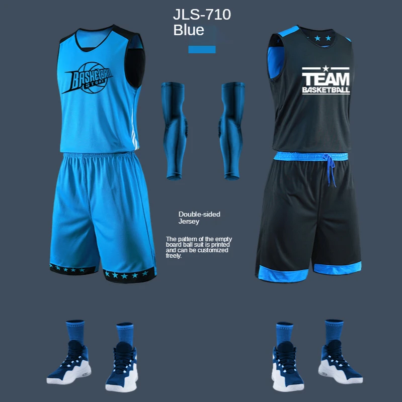 

Customizable new basketball uniforms,double-sidedBasketball Jerseys, men's sportswear, training uniforms, competition uniforms