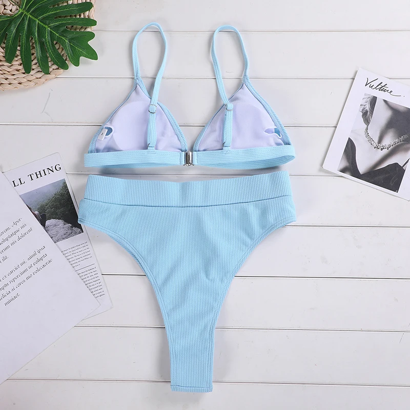 

Women Swimsuit 2021 Push Up Swimsuit Bikini Sets Swimming Suit Tye Die Bathing Suit Solid Bikini Swimwear Women Free Shipping