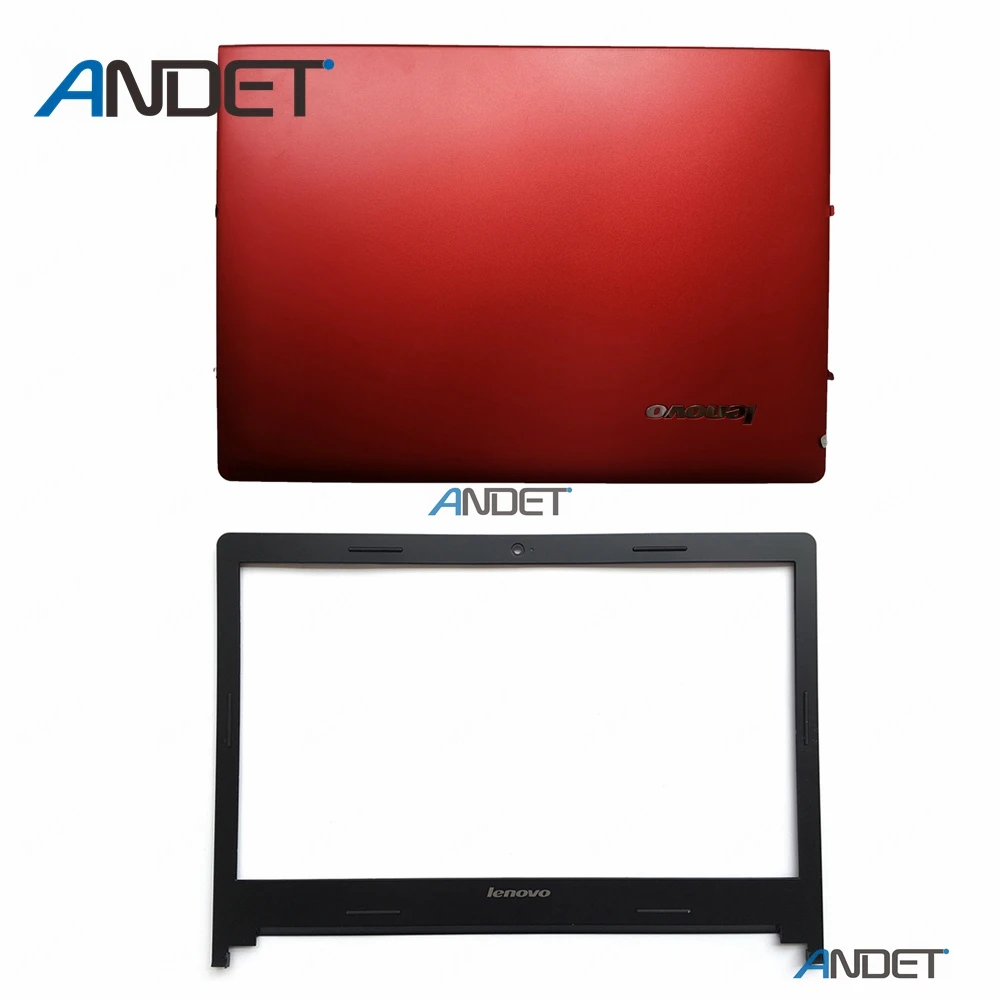 Red Black Для lenovo IdeaPad S400 S405 S410 S415 S435 S400u S40-70 M40-35 ЖК задняя крышка+ передняя рамка чехол без прикосновения - Цвет: Red Black