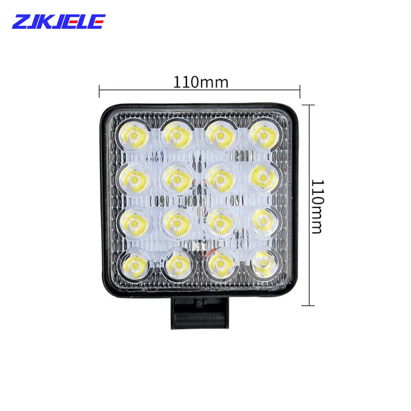 2 шт. 48 Вт квадратный Яркий Светодиодный точечный светильник рабочий для