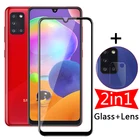 2 в 1, защитное стекло на весь экран для Samsung Galaxy A31, M31, M31s, A32