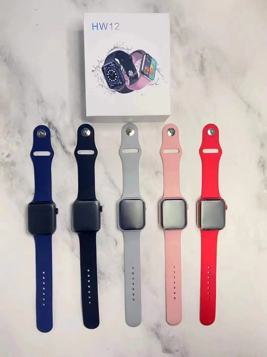 

Top Quality Latest series watch 6 Pk t500+plus W56 HW12 Smart Watch Rotary Button Long Standby SmartWatch Hw12