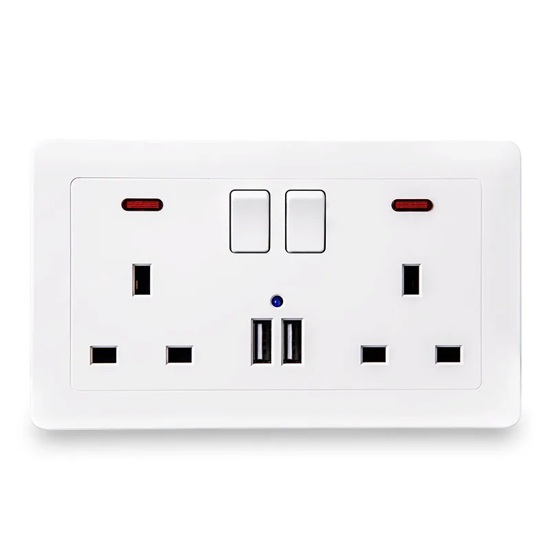 Настенная розетка с 2 USB-портами 1 А | Обустройство дома