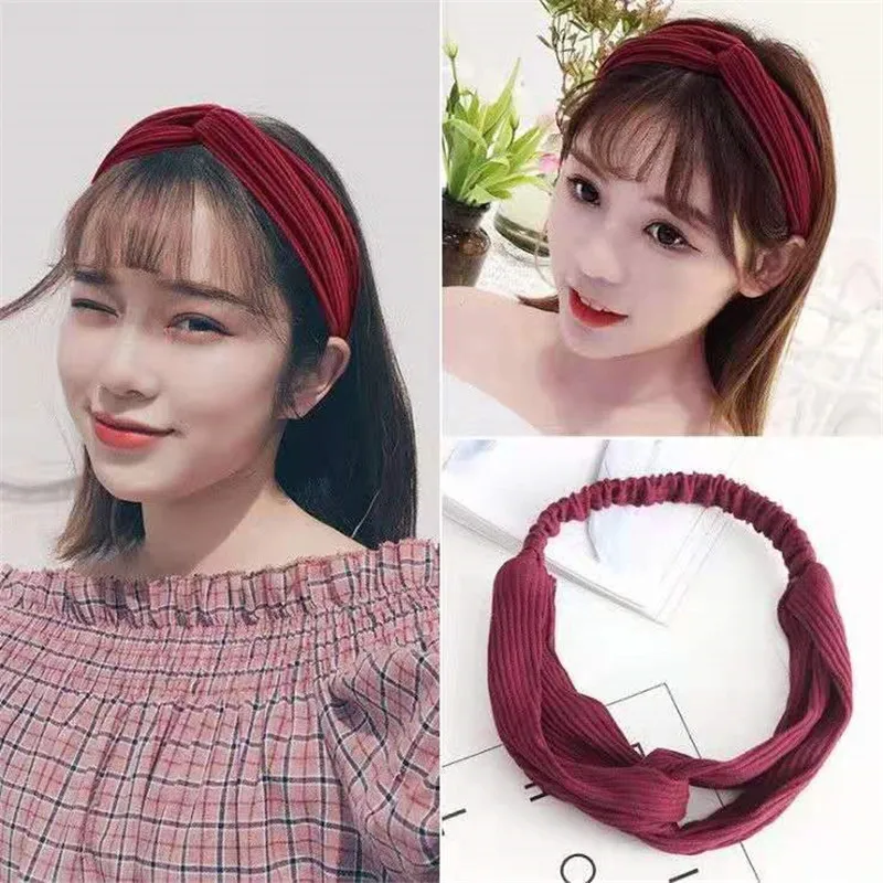 Повязка для волос в богемном стиле женская модный принт эластичная мягкая