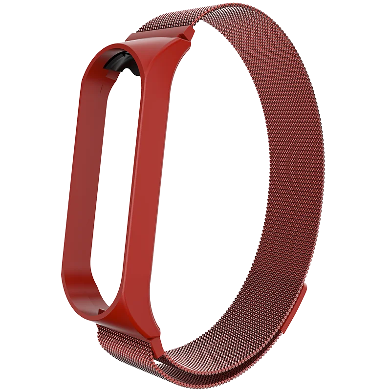 Magnetic Ремешок на запястье для Xiaomi mi Band 3 металлический Безвинтовой браслет из нержавеющей стали ремешок для mi Band 4 сменный ремешок аксессуары - Цвет: Magnetic