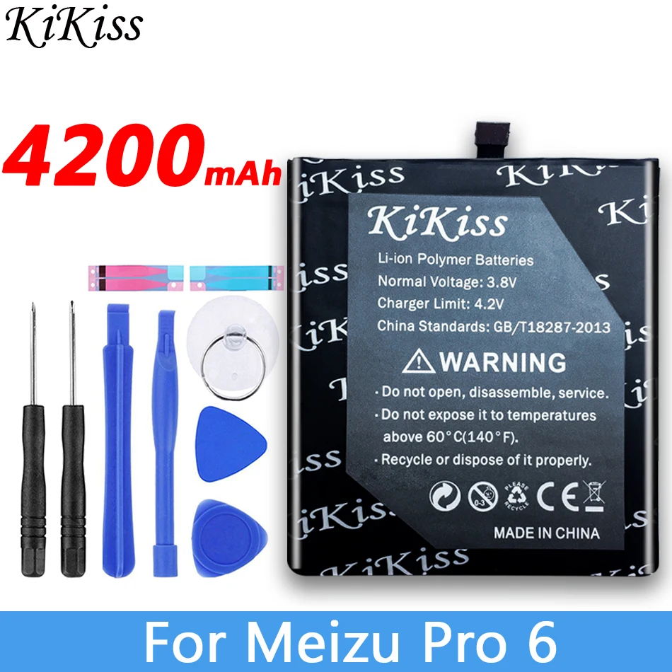 Аккумулятор большой мощности на 4200 мА · ч для Meizu PRO6 BT53 умная фотобатарея Meizy PRO 6 6s