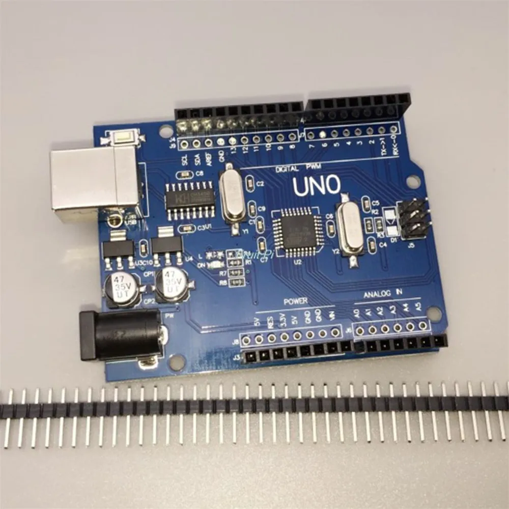 Классная версия R3 ATMEGA328P разработка DIP ATMEGA16U2 модуль USB кабель сменная плата синий