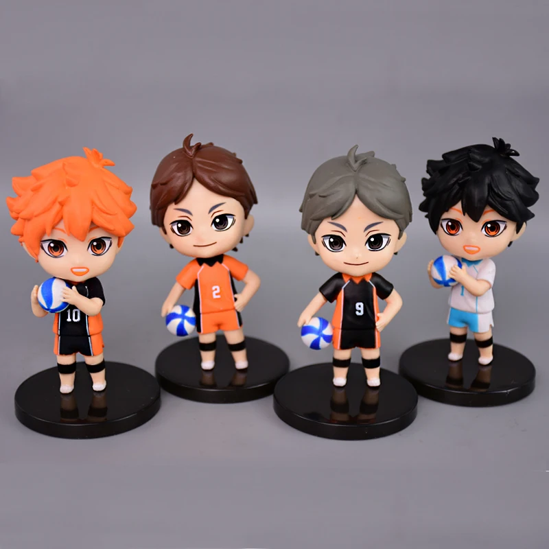 

Q Version Haikyuu 489# Tobio Kageyama 461# Shoyo Hinata Action Figure Model Toy Cake Decoration