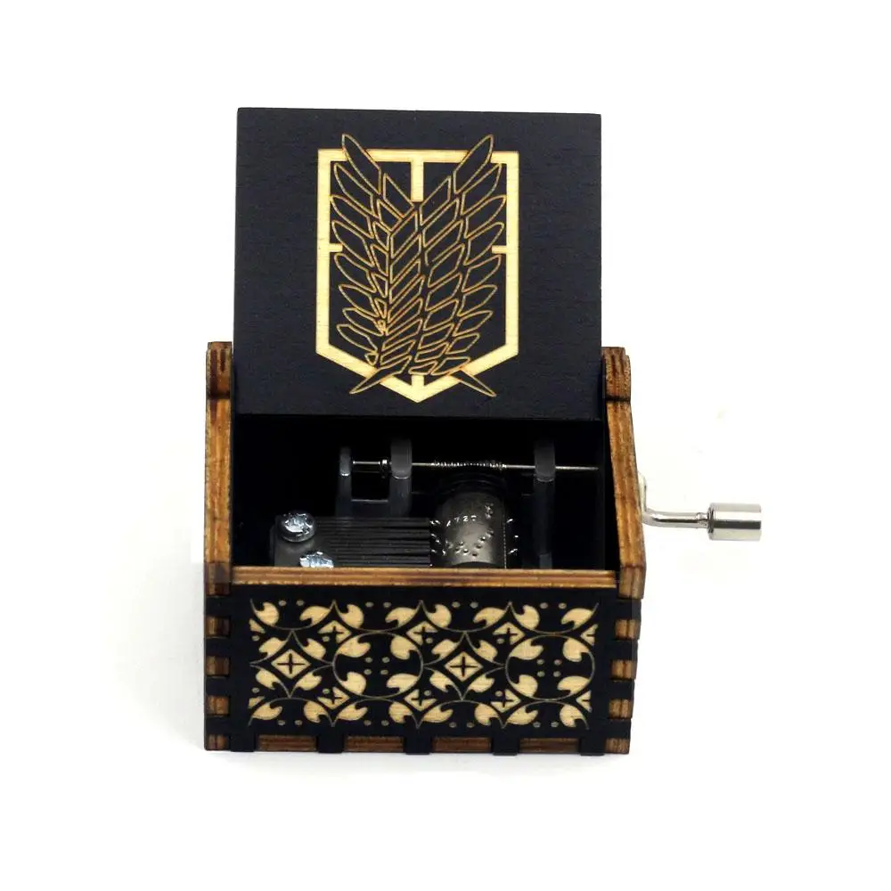 Хит атакующие гиганты Скаутинг Легион музыкальная шкатулка белая синяя черная