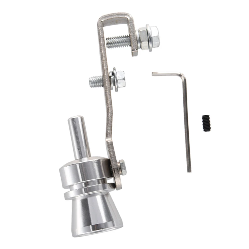 

Turbo Sound Whistle Exhaust Pipe Tailpipe BOV Blow-off Valve Simulator Aluminum Size (M)
