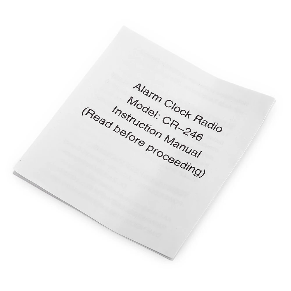 Оригинальный современный дизайн будильник fm радио с двойным звуковым сигналом