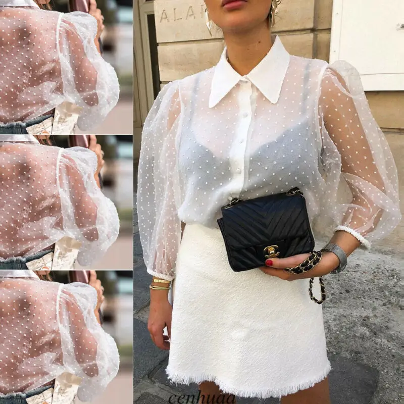 

Женский топ-водолазка с длинным рукавом, в сеточку