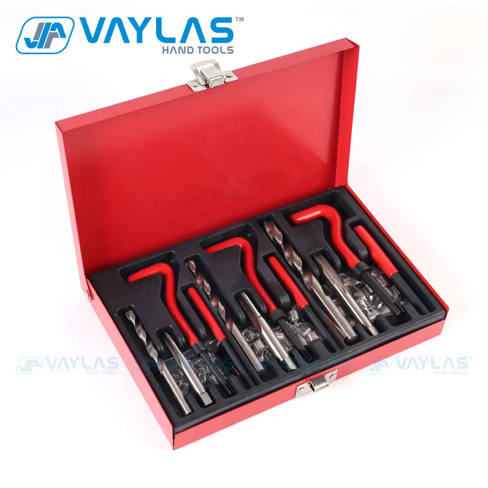 

88 Piece Thread Repair Recoil Insert Kit Drill Tap Car Garage Tools M6 x 1.0/M8 x 1.25/M10 X 1.5