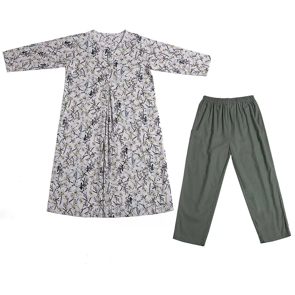 Комплект из 2 предметов мусульманское женское длинное платье и брюки комплекты