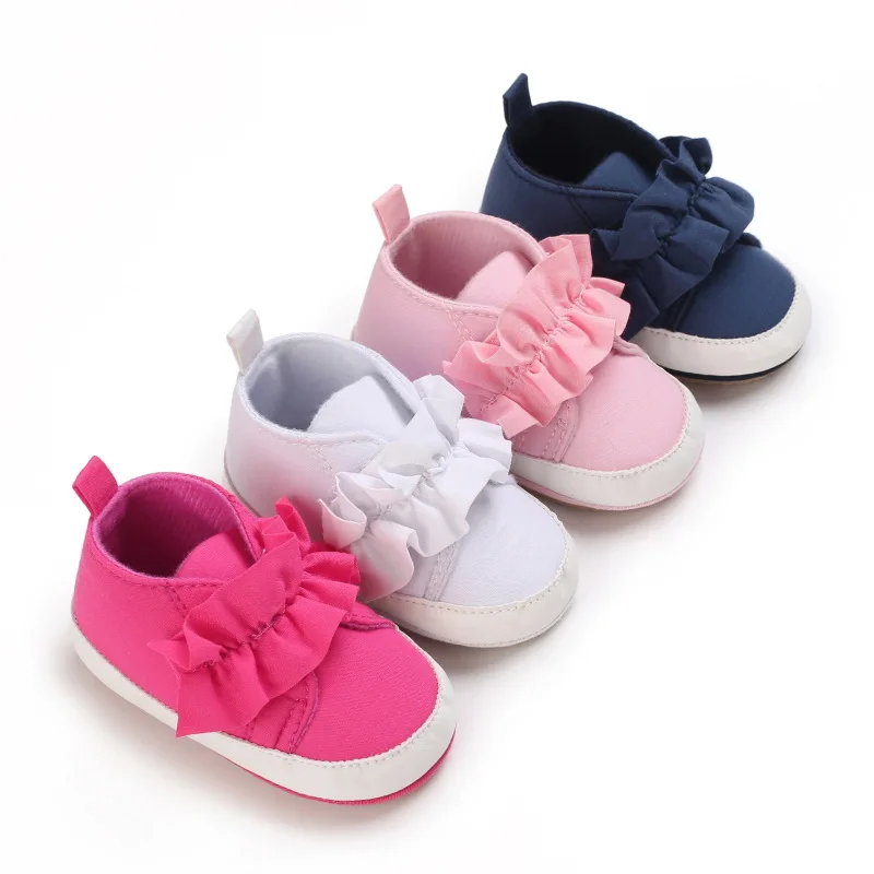 

Baby Frist Walking Shoes Casual Baby Girl Shoes Sneaker Baby Prewalker Wave Fringe Soft Soled Non-slip Footwear Crib Shoes