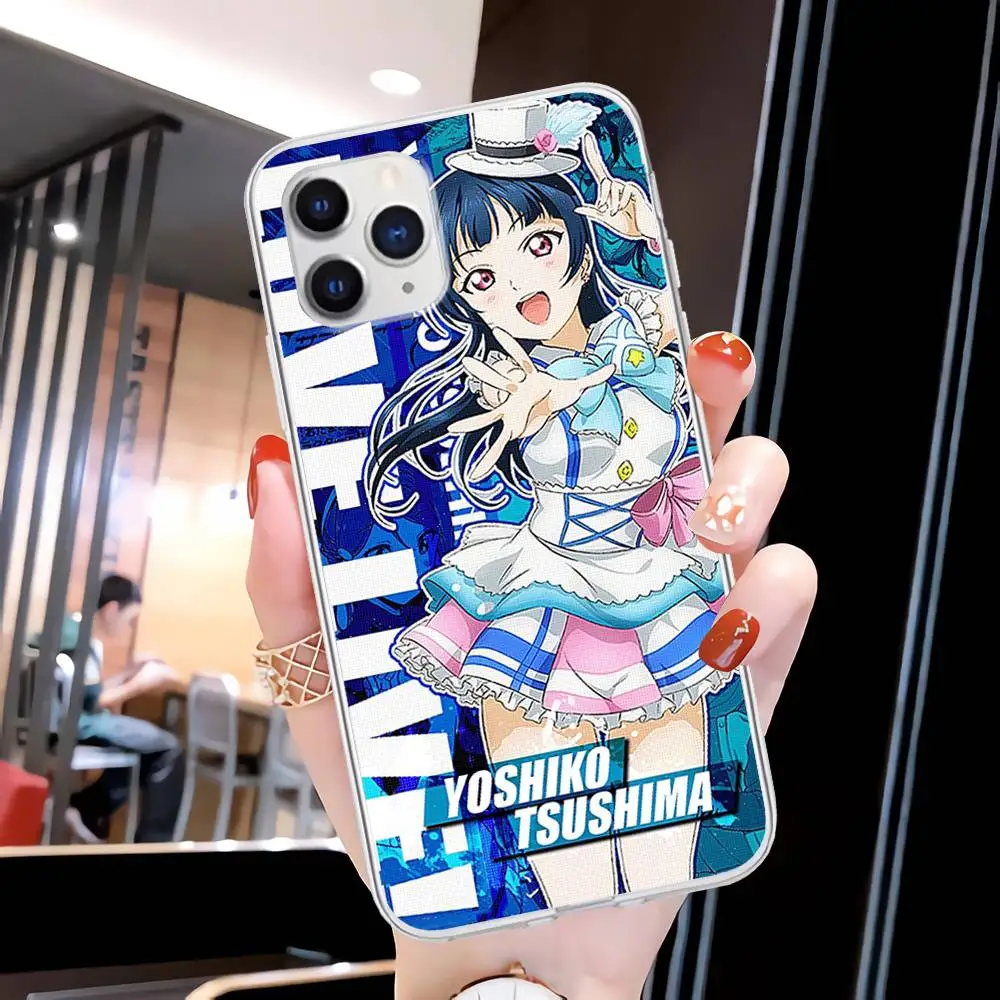 

Love Live Academy Idol Transparent Mobile Phone Cover For Samsung Galaxy A21S A71 S9 S10 Plus Lite S20 Note 20 Ultra Clear Case