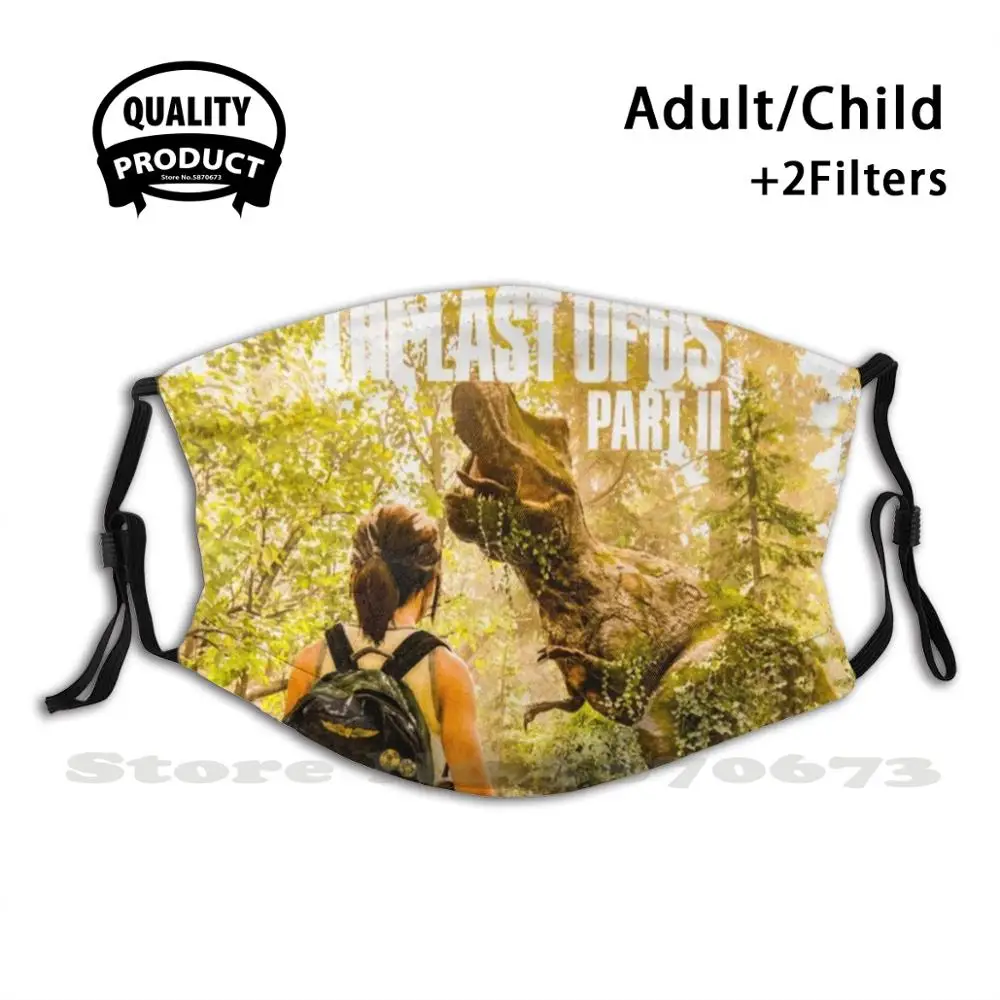 

It’S A Dinosaur Fashion Mouth Masks Filter Adult Kids Face Mask The Last Of Us The Last Of Us Part Ii Playstation Playstation