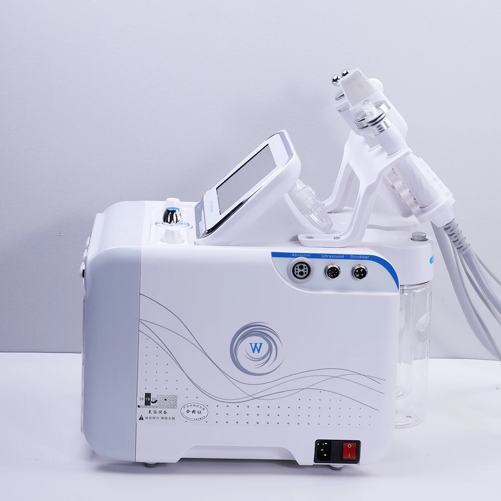 Dropshipping Hot Upgrade 7 in 1 Hydra Cleaning Water Jet Beauty machine facial care oxygen equipment small bubble | Красота и