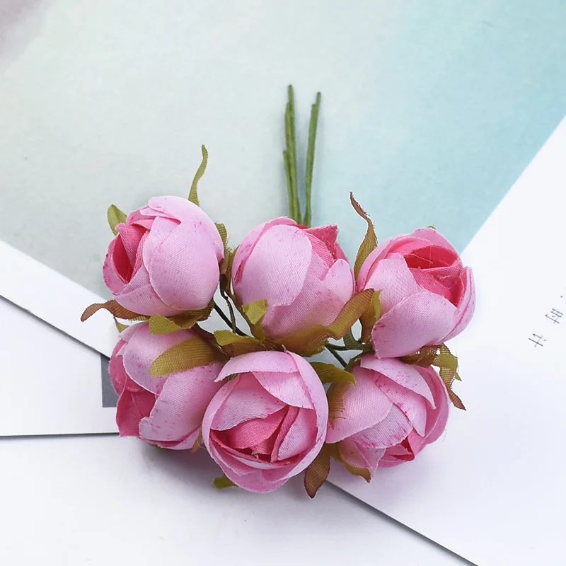 

Искусственные цветы CYJT, шелк, 6 шт.