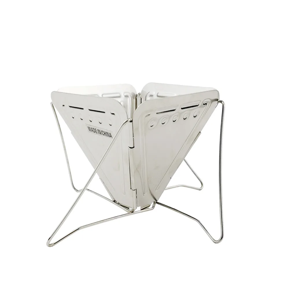 

Stainless steel folding coffee stove portable outdoor camping coffee stove filter drip Rack NEW