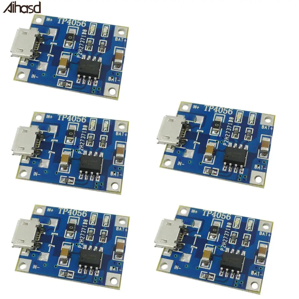 5 шт./лот TP4056 1A перезаряжаемая зарядная плата модуль зарядного устройства
