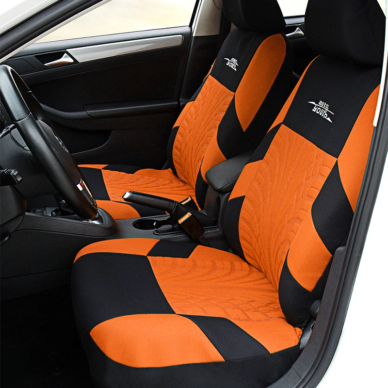 AUTOYOUTH 5 Colors Fashion Tire Trace Style Universal Protection Car Seat Cover Suitable For Most Covers Interior |