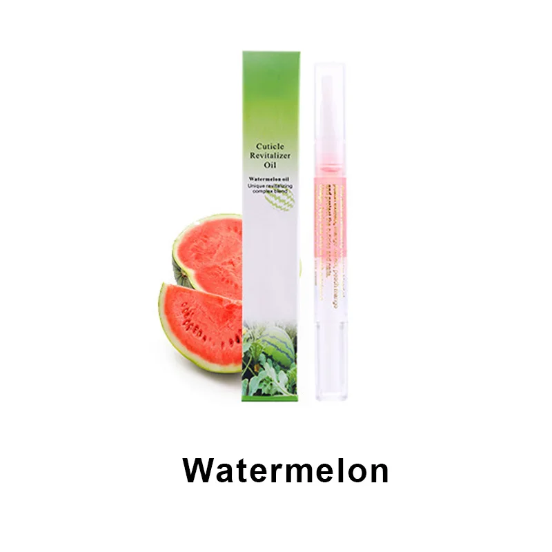 1 PC 5ML Nail Cuticle Oil Revitalizer Nutrition Nail Art Tools For Manicure Care Nail Treatment Cuticle Revitalizer Oil Prevent - Цвет: Watermelon