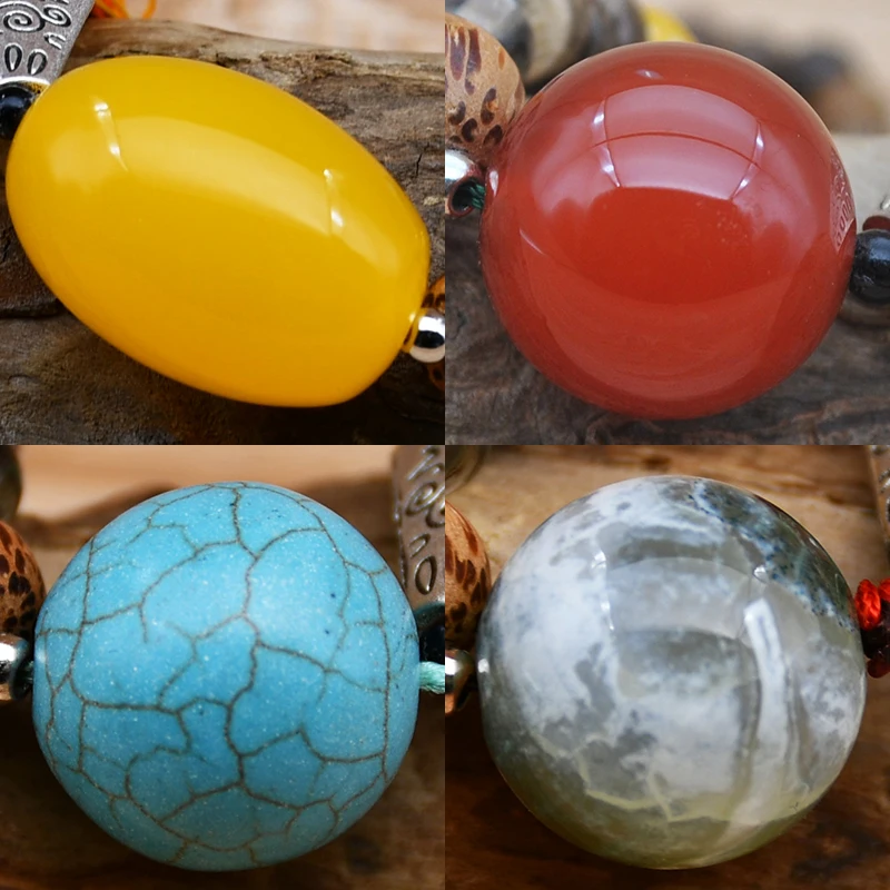 Yumfeel Новое Женское ювелирное ожерелье ручной работы деревянные бусы натуральный