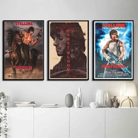 first blood classic movie canvas painting posters and prints wall pictures for living room classic decorative home decor plakat