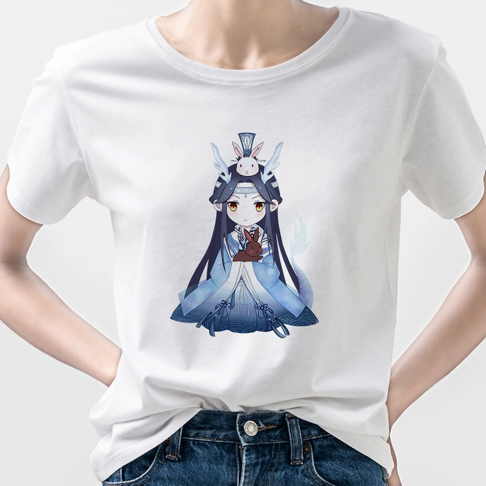 

Mo Dao Zhu Shi Graphic Tees Women Streetwear Anime Clothing Novelty 2021 Fashion Young Casual Short Sleeve Cute T Shirts Girls