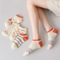 summer thin breathable boat socks female japanese socks ins trend cute girl cotton socks shallow mouth invisible socks socks