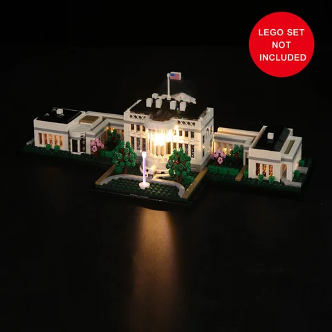 Vonado набор со светодиодный Ной подсветкой для 21054 Белый дом Коллекционная модель игрушка набор света, не входит в комплект строительный блок