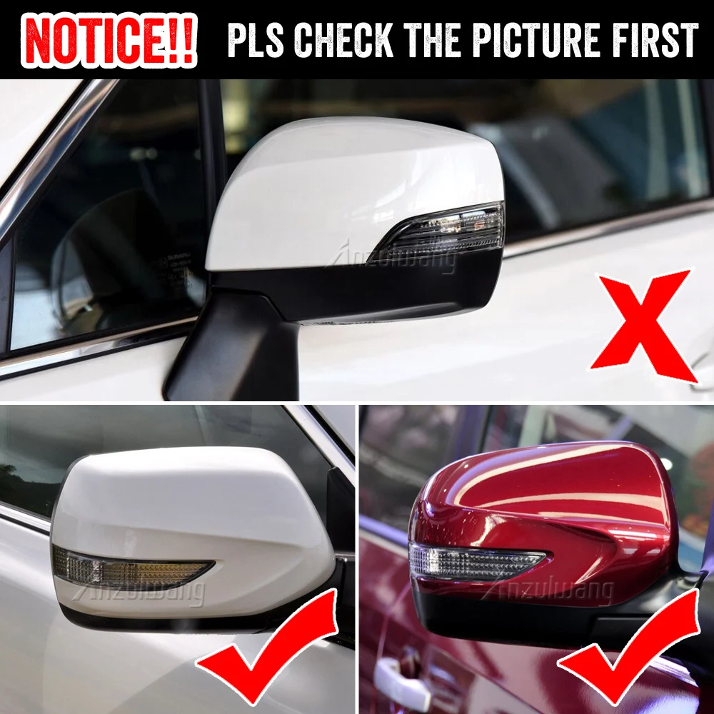 

2 pieces Dynamic Blinker For Subaru Forester Outback Legacy Tribeca Impreza wrx sti Side Mirror Indicator LED Turn Signal Light