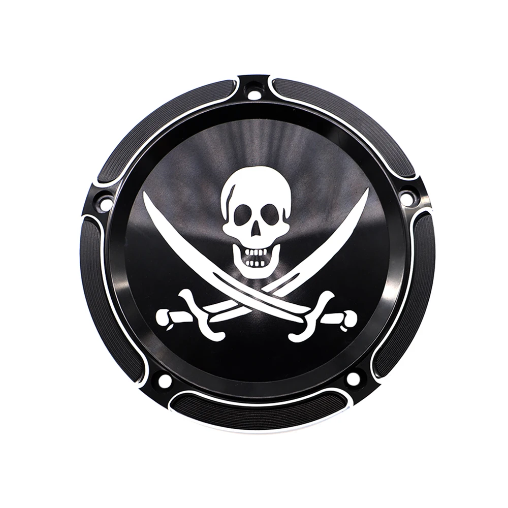 CNC Дерби таймер крышка двигателя для Harley Dyna FLD Street Glide FLHTK FLHR Fatboy FXSTB-Пират Веселый