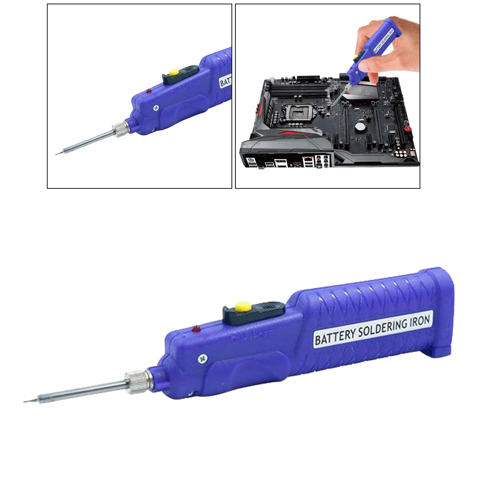 

Electronic 8W Battery Soldering Iron Hand Held Cordless Solder Pen Welding