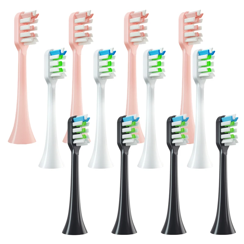 

12pcs for SOOCAS X3/X3U/X5 Replacement Toothbrush Heads Clean Tooth Brush Heads Sonic Electric Toothbrush Soft Bristle Nozzles