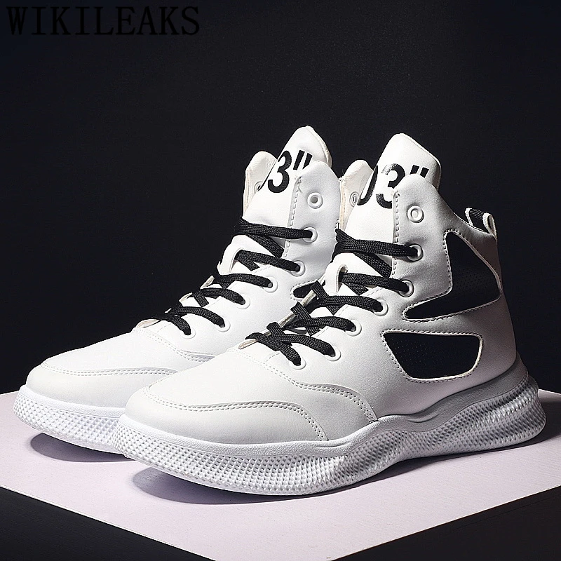 

Leather Shoes Men Fashion Mens Shoes Casual High Top Sneakers Designer Men Luxury Shoes Brand Zapatos De Hombre Tenis Masculino