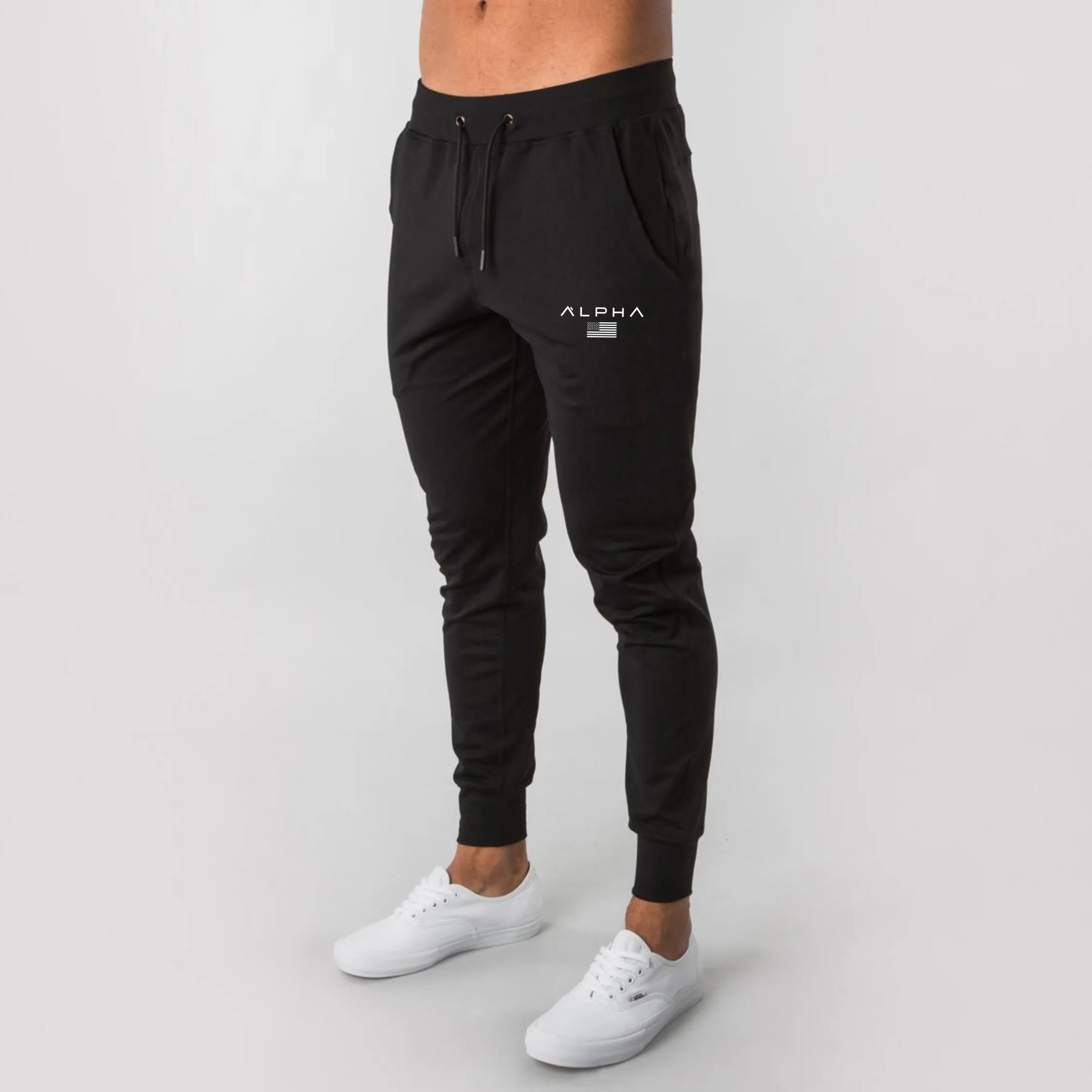 Men Run Sports Joggers Pants Male Sportswear Bottoms Skinny Sweatpants men Workout Trousers Gym Fitness Bodybuilding Track | Спорт и