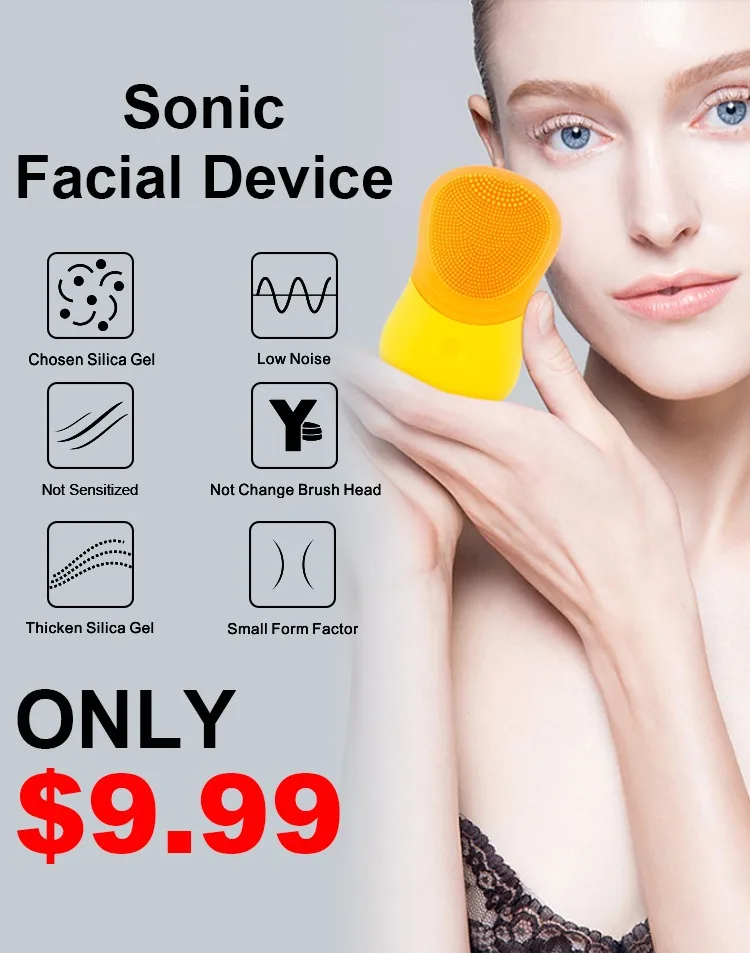 

2019 Newest Beauty Machine drop shipping best electric face wash brush Facial Washing Instrument Cagabi C2