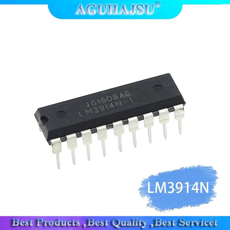 2 шт. LM3914N 1 LM3914 DIP 18 светодиодный дисплей в горошек/бар Dvr драйверы освещения новый